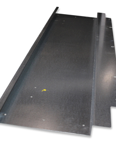 Side plate 1000 f/connecting-part white broiler cross conv